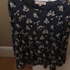 EUC Loft long sleeve top .